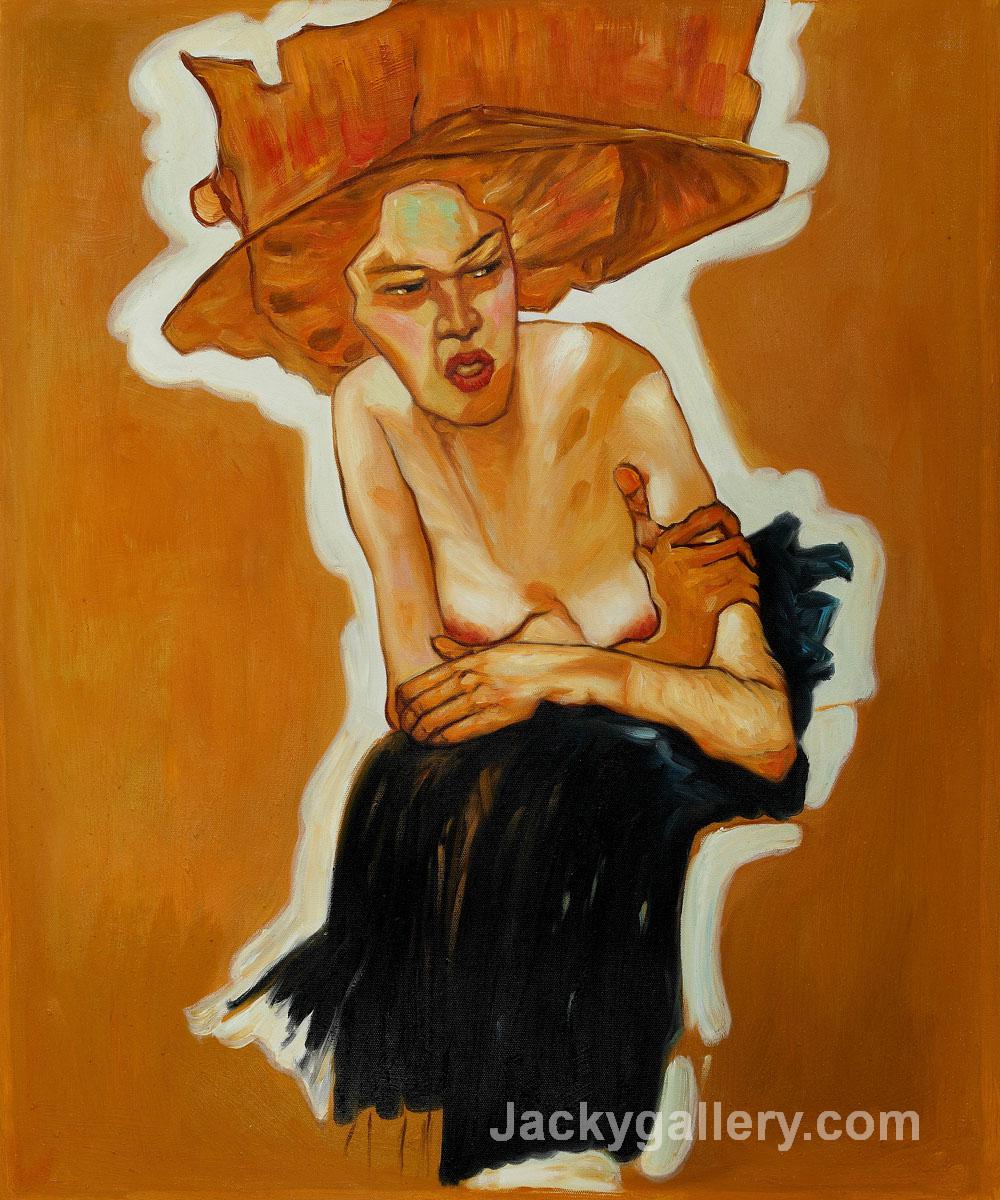Scornful Woman by Egon Schiele paintings reproduction